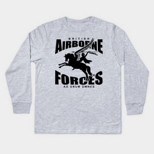 British Airborne Forces (subdued) Kids Long Sleeve T-Shirt